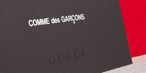 commesse gucci|Comme Des Garçons x Gucci Capsule Collection Teaser.